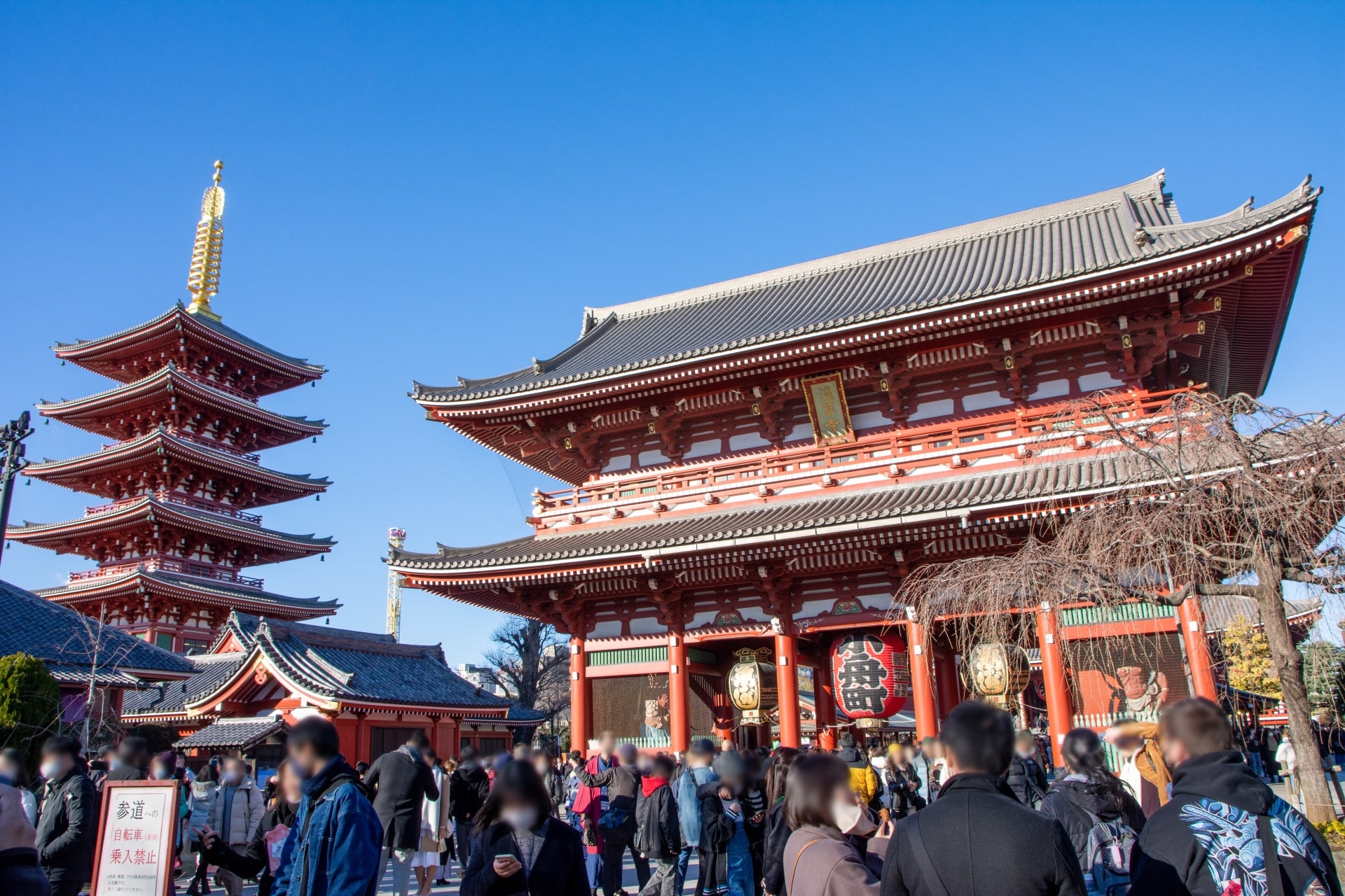 Hatsumode at Sensoji Temple, Asakusa