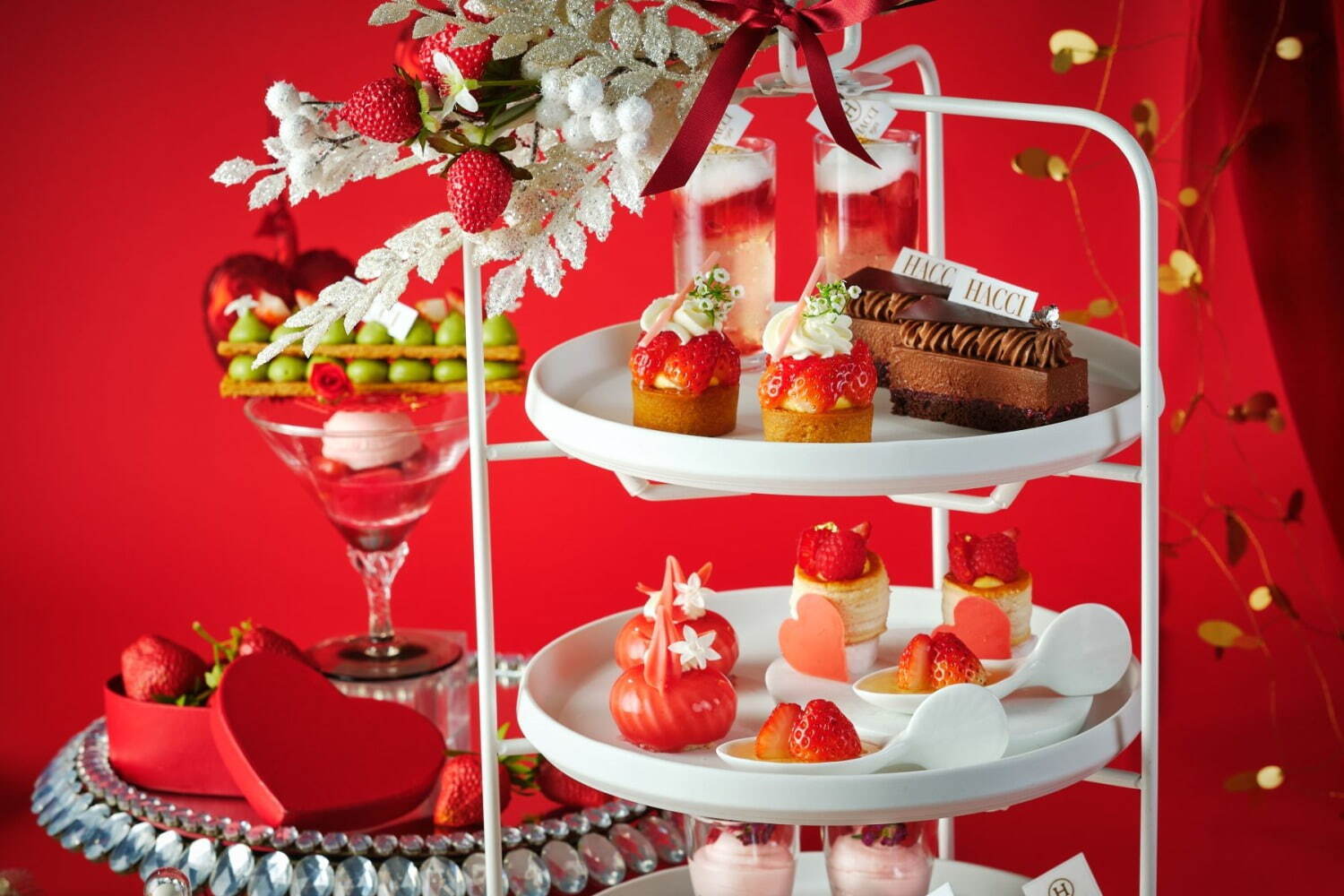 Honey Strawberry Afternoon Tea