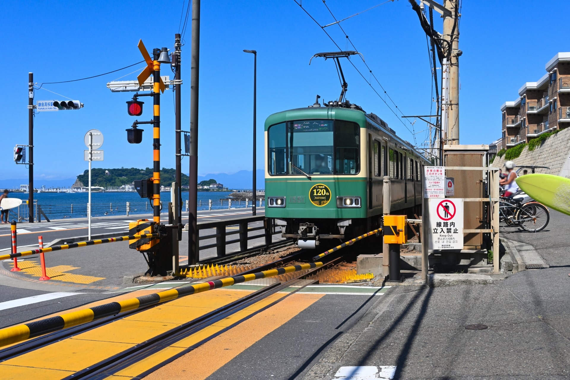 Enoden line in Kamakura