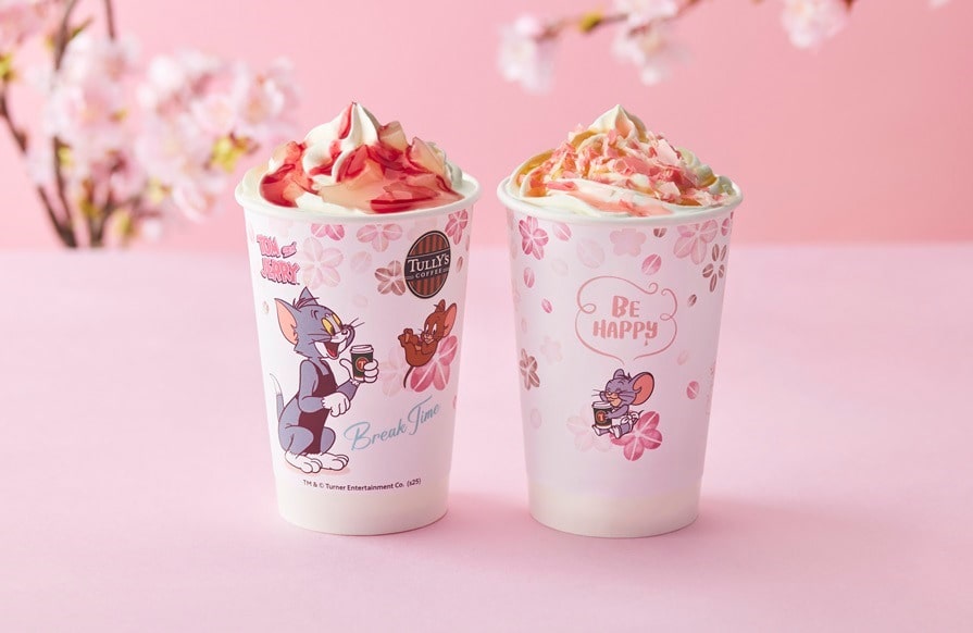 TULLY’S COFFEE x Tom and Jerry Sakura 