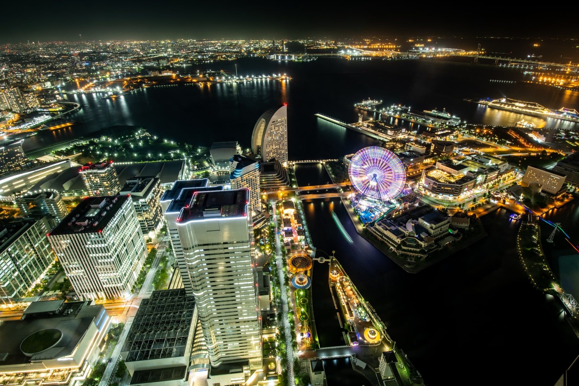 Night views of Yokohama 