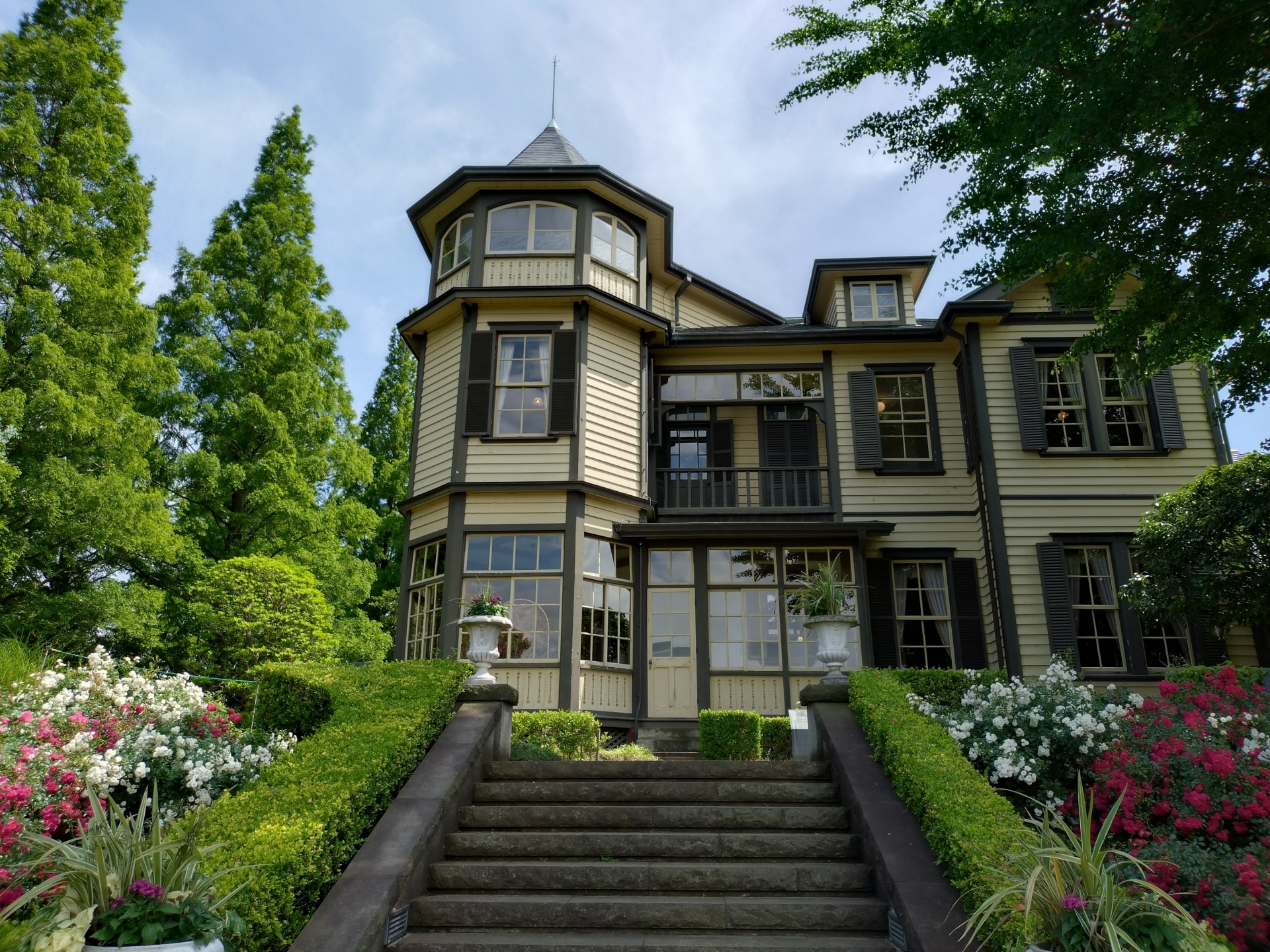 Western-inspired building in Motomachi-Yamate in Yokokhama