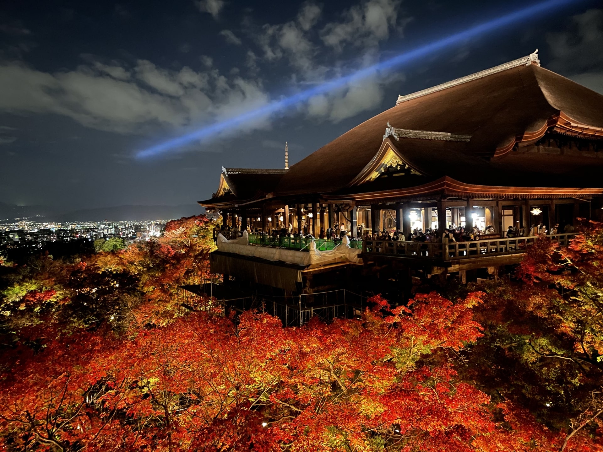 Kiyomizu-dera Temple at Night