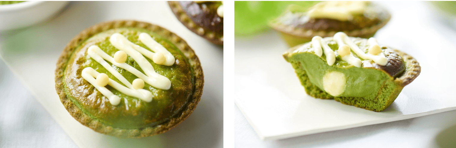 Baked Milky Uji Matcha Cheese Tart-min