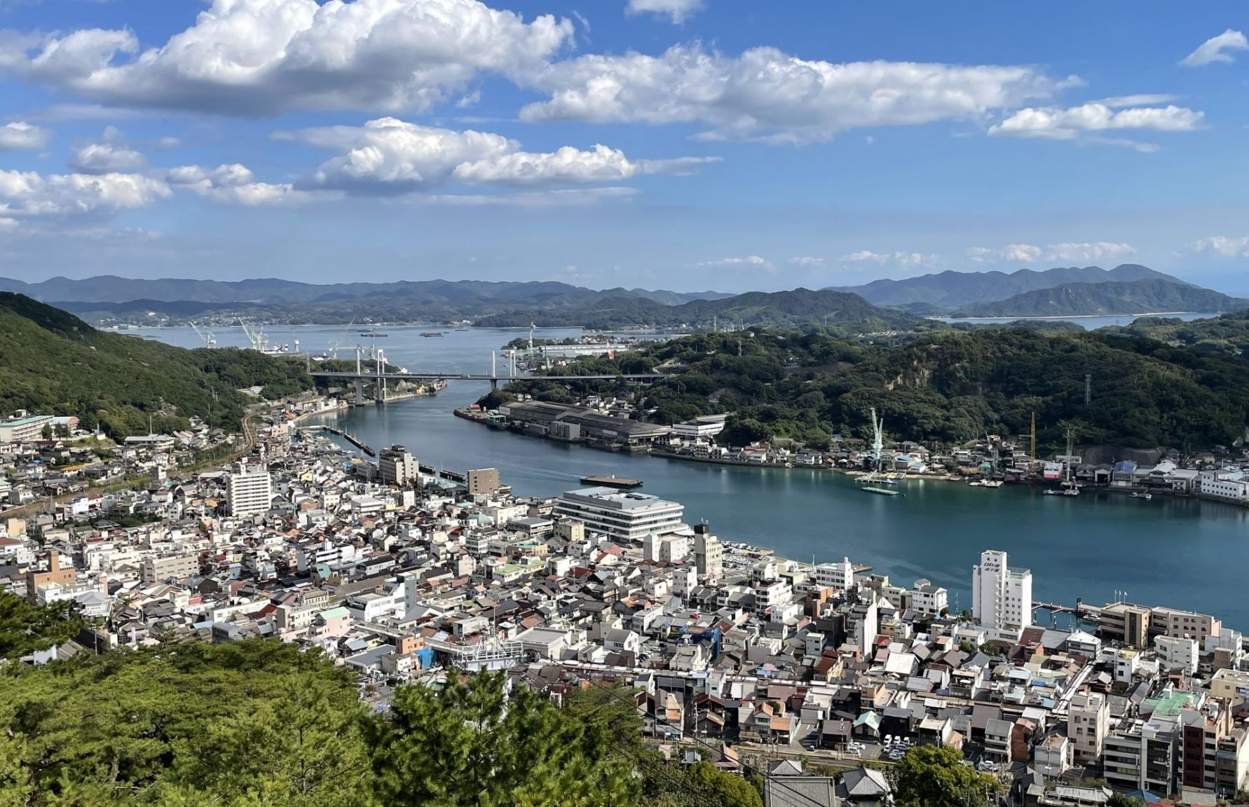 Onomichi seen from Senkoji Temple