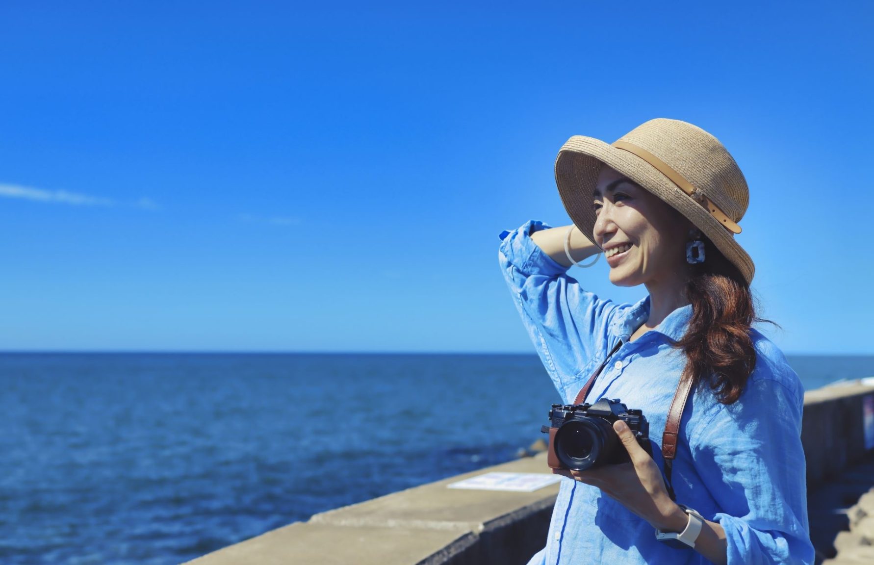 Tourist with a camera