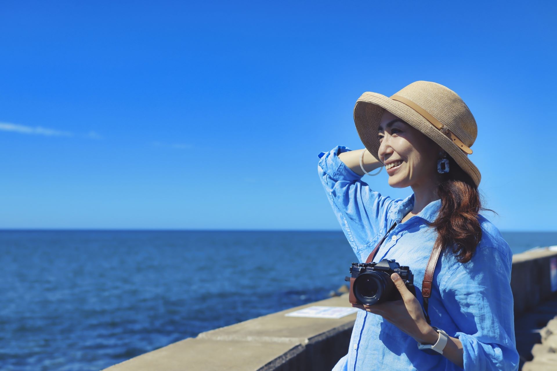 Tourist with a camera