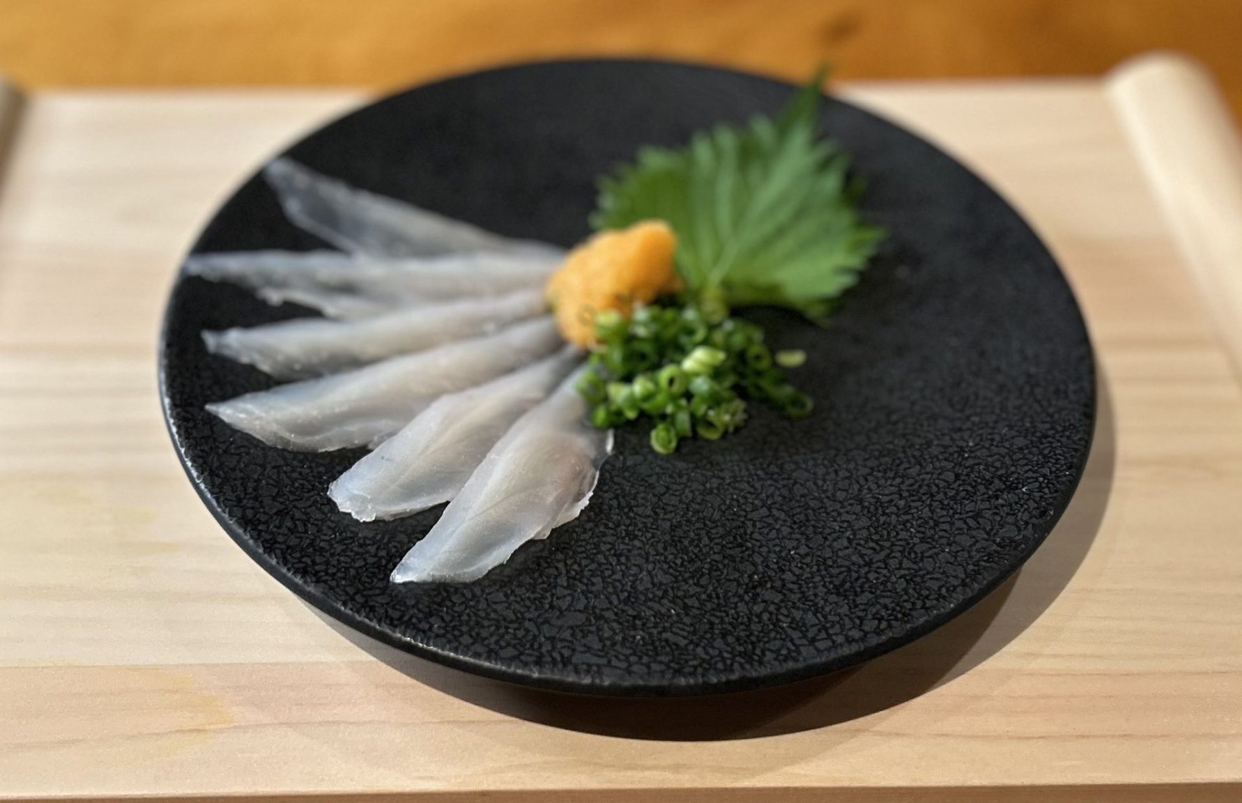 Tiger Puffer Fish Sashimi at Uokinme