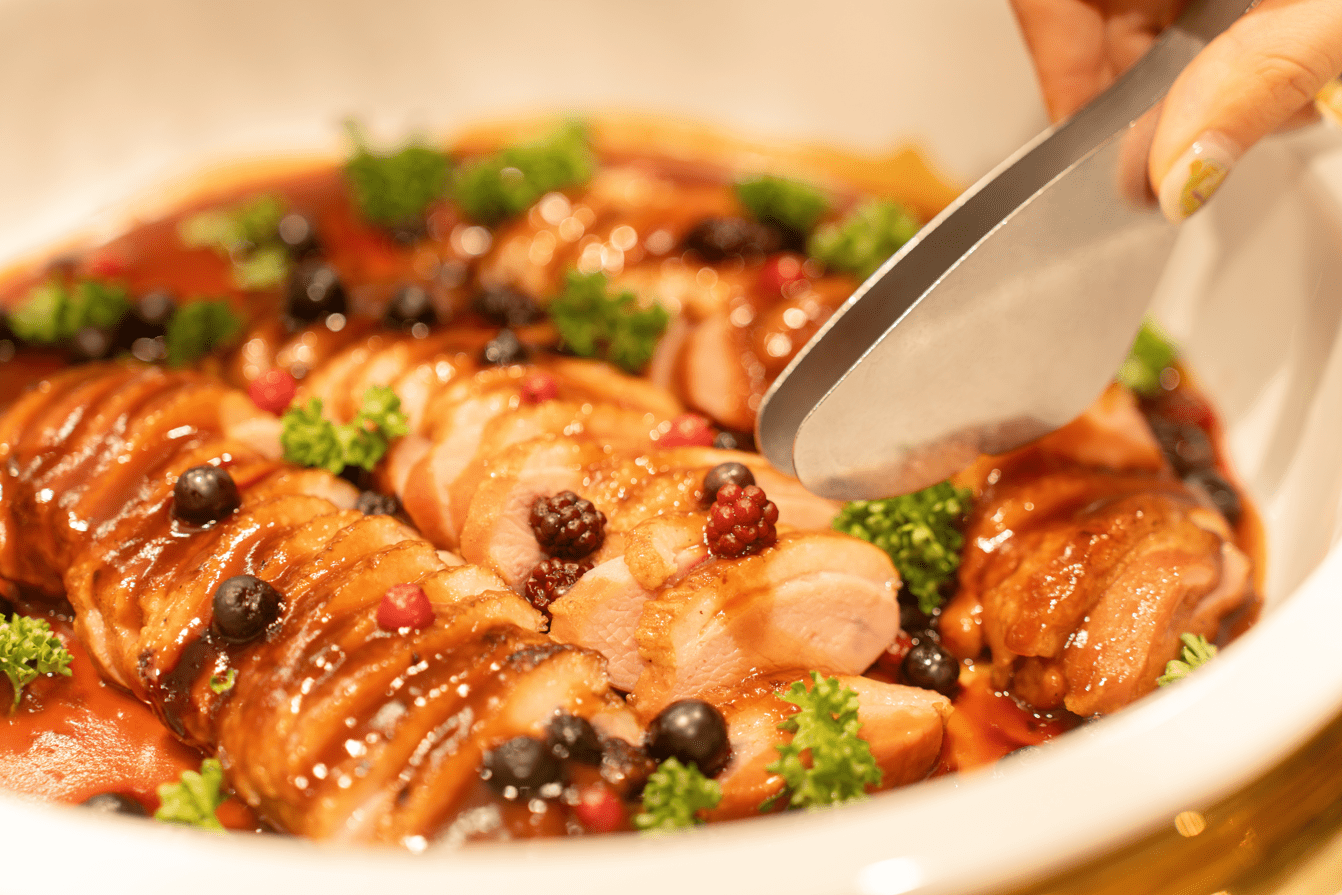 Grilled Duck Breast with Haskap and Berry Sauce