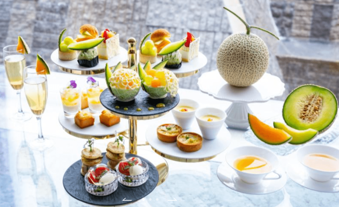 Hokkaido Melon Afternoon Tea