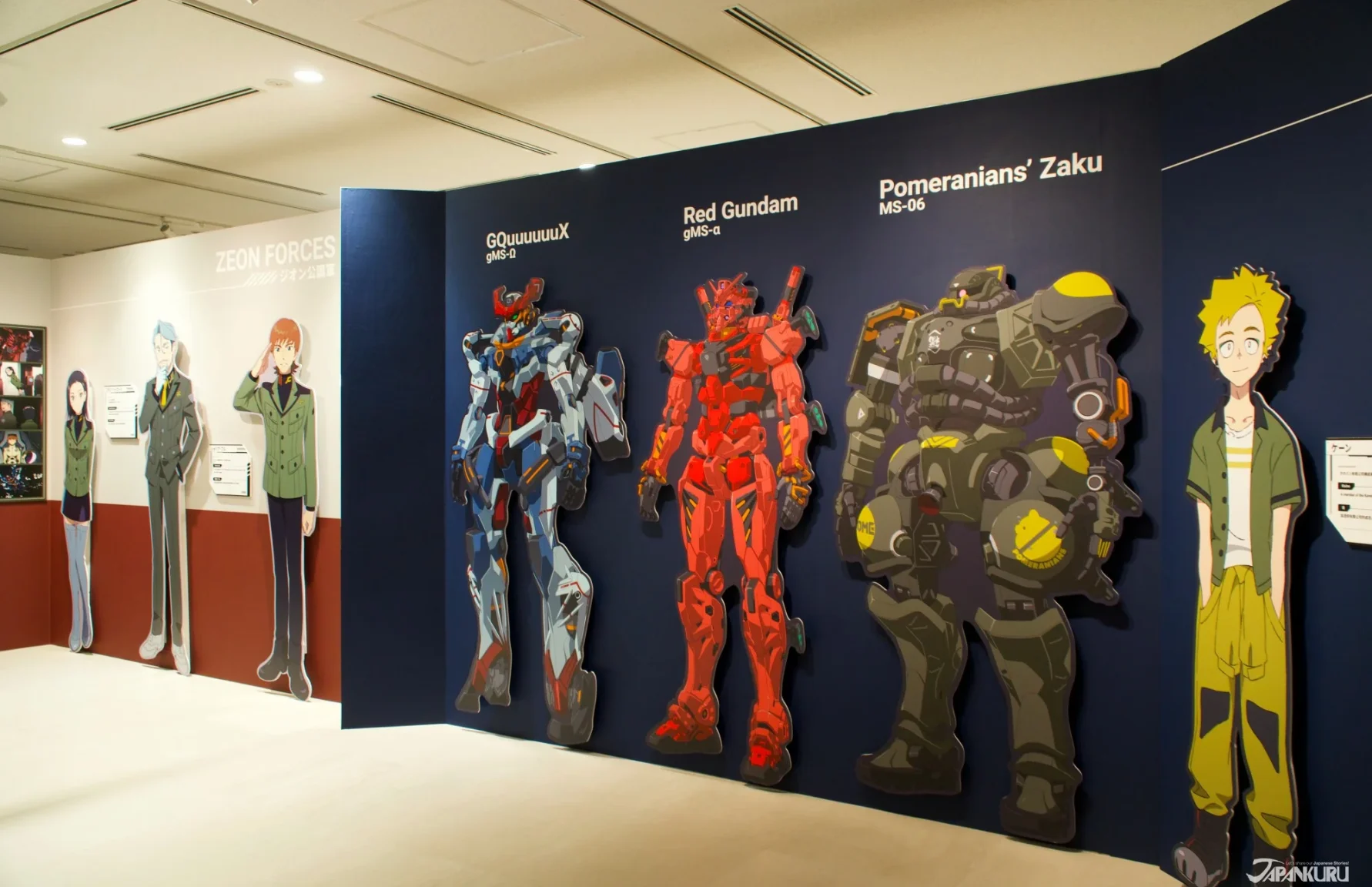 Life-Sized Standees of Challia Bull, Shuji, and the Rest!