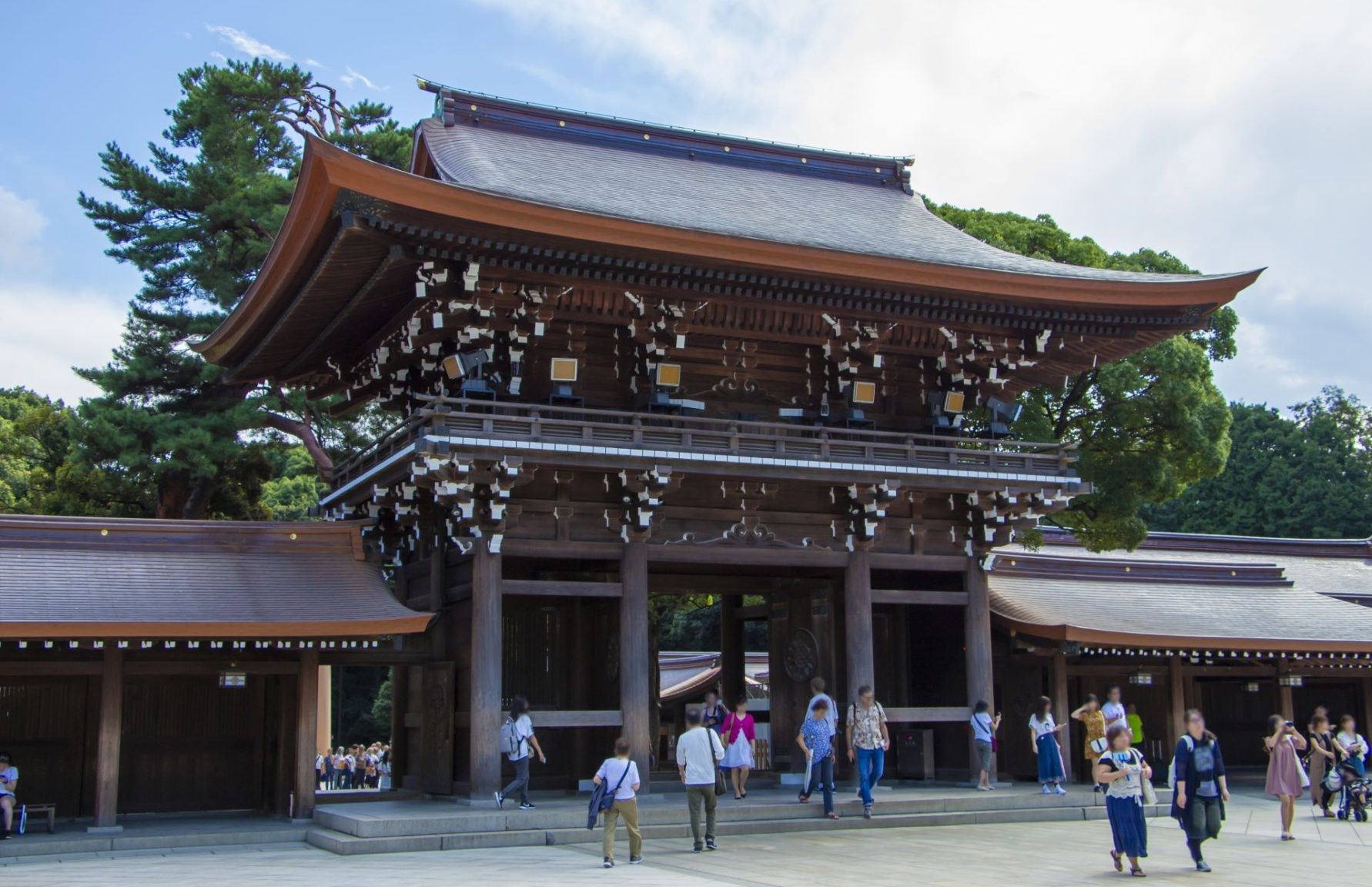 Meiji Jingu Visitors
