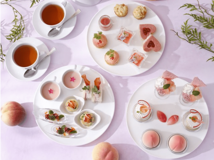 Peach BLISS Afternoon Tea