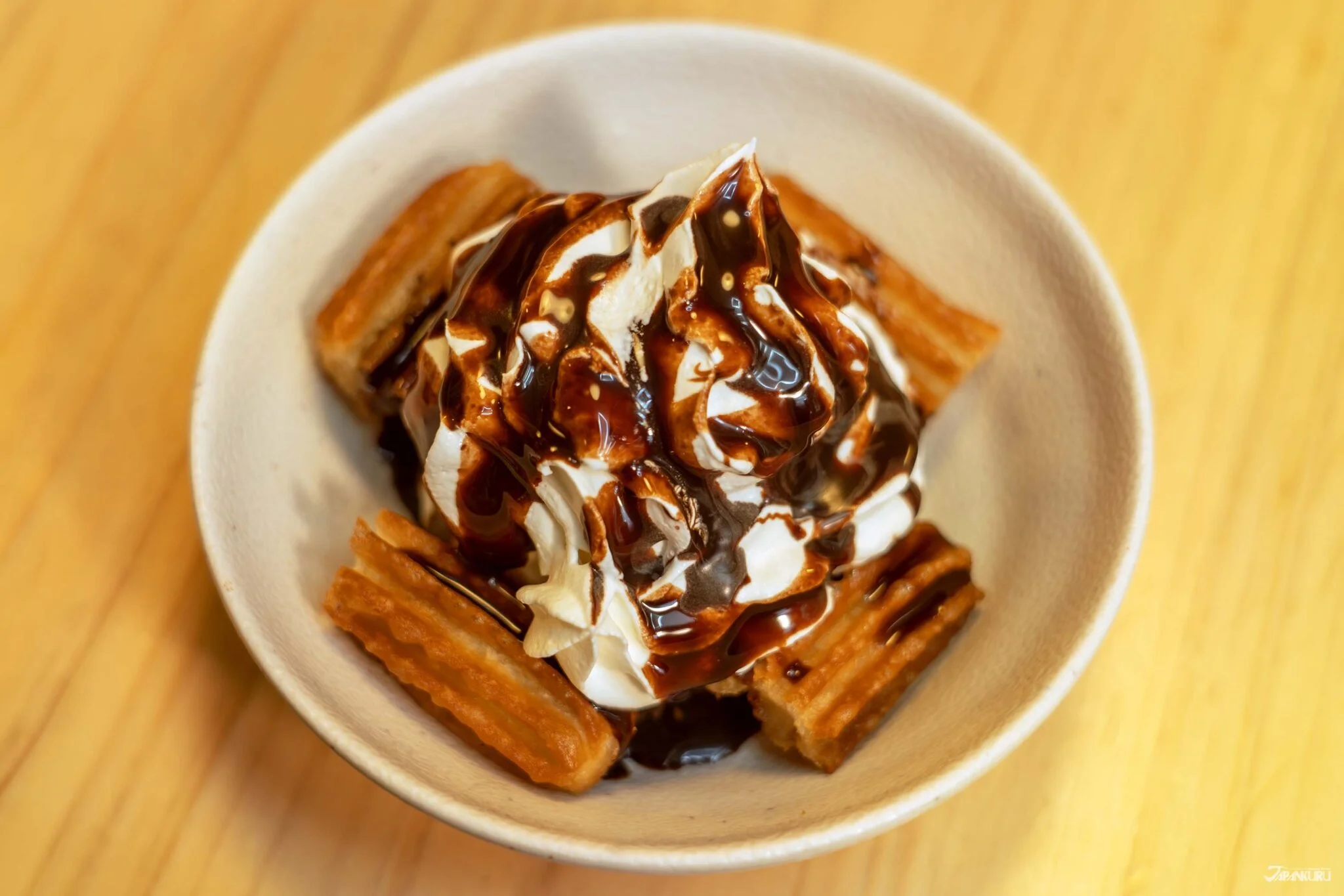 Chocolate Parfait with Churros