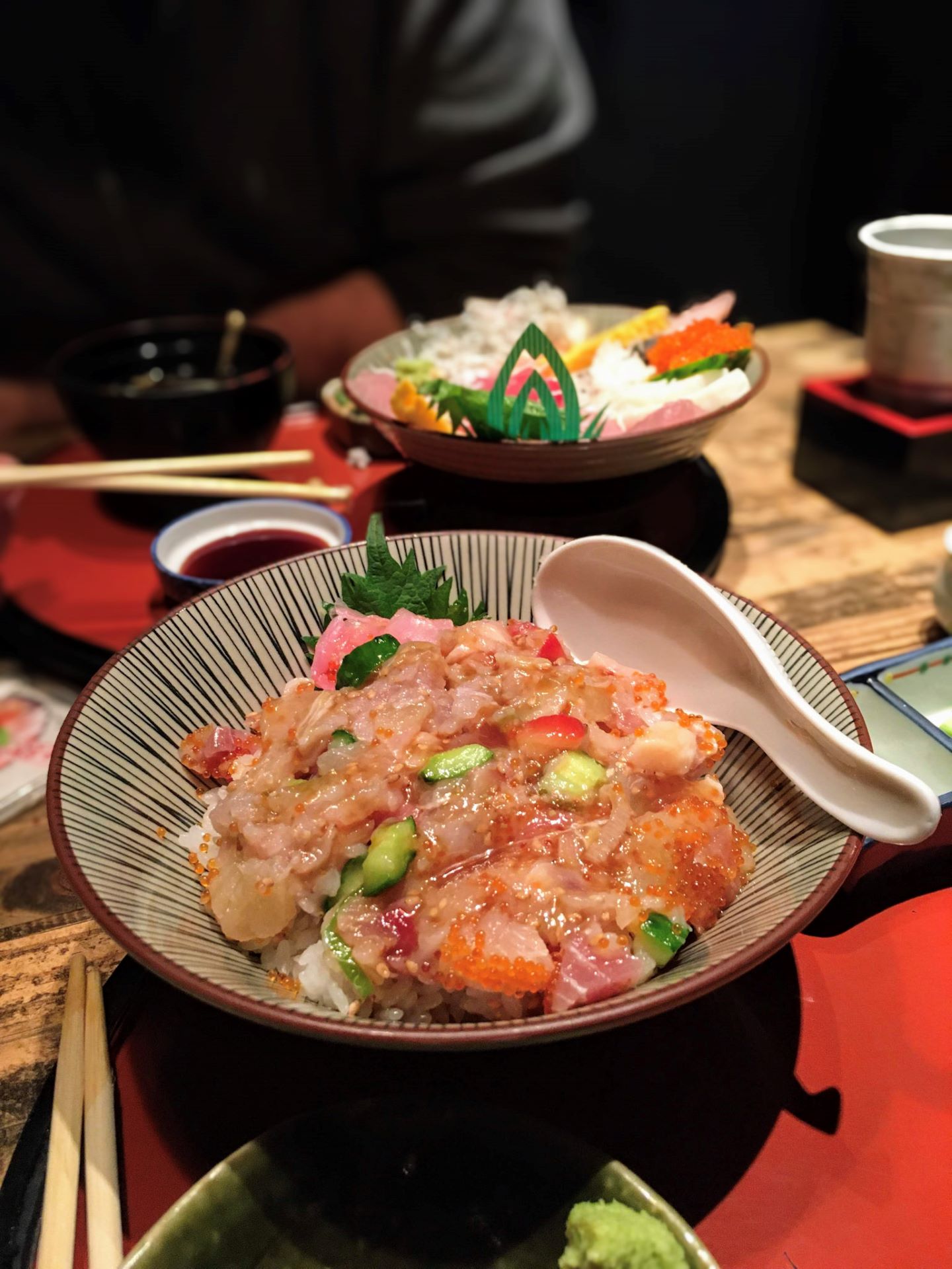 Seafood bowl at Marugen