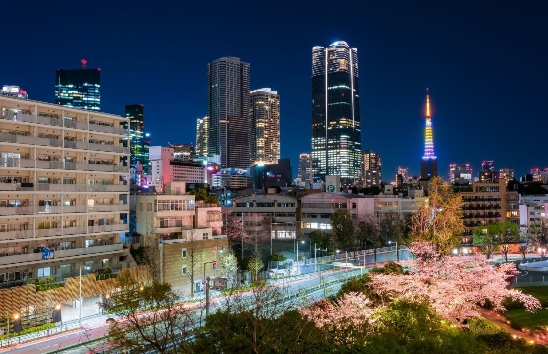 Roppongi Hills at night