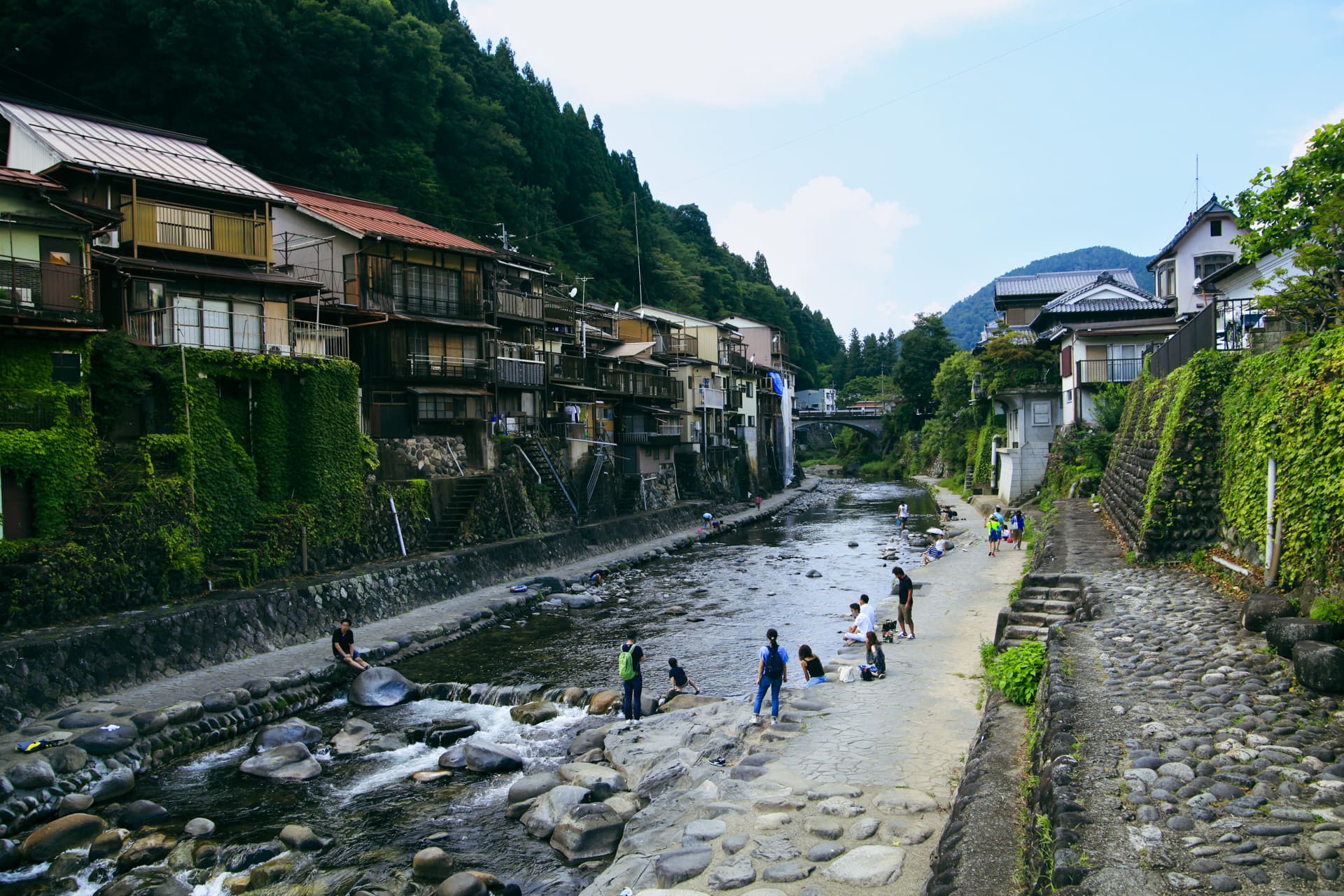 Kodara River views from Shimizu Bridge