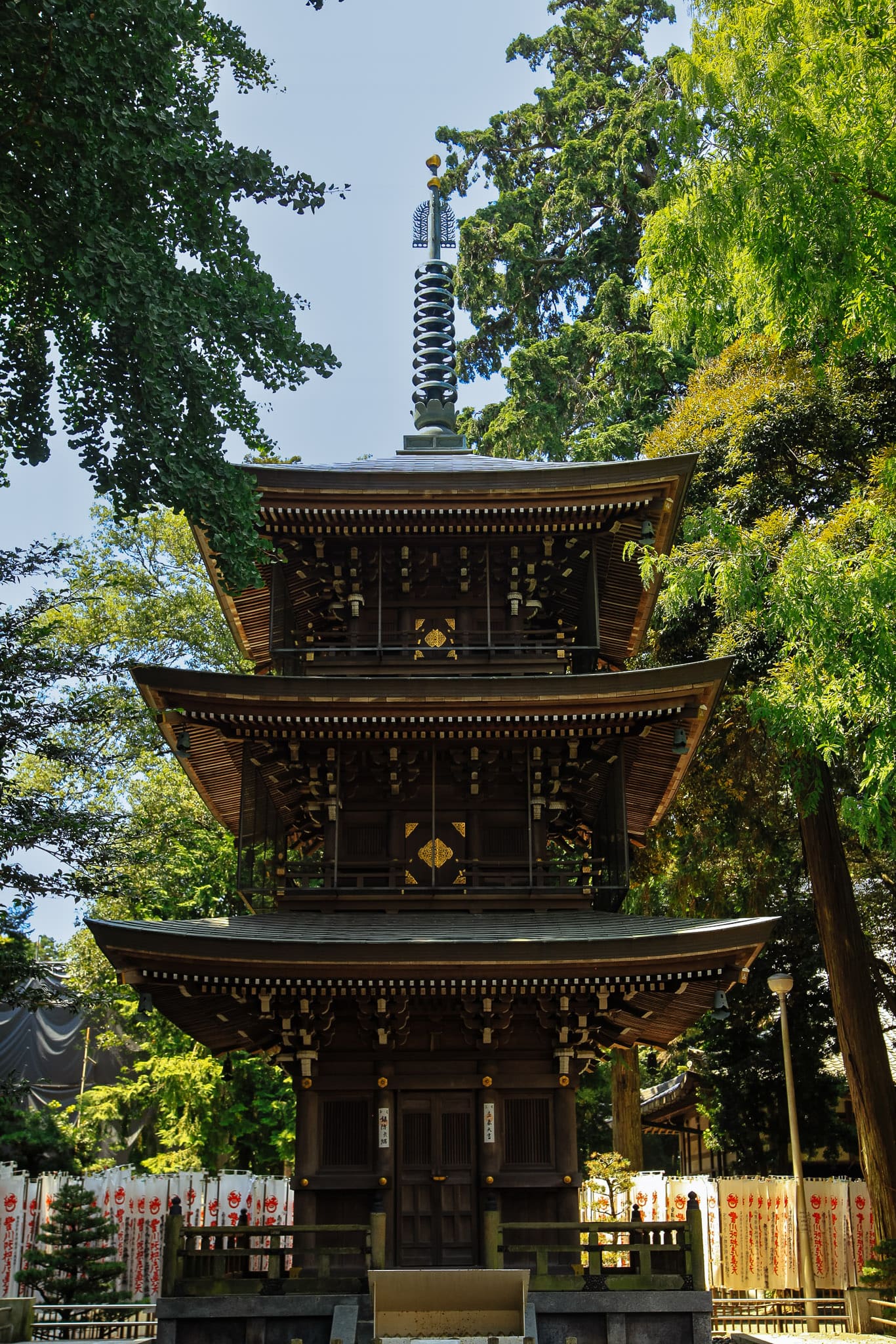 Pagoda at Toyokawa Inari Temple