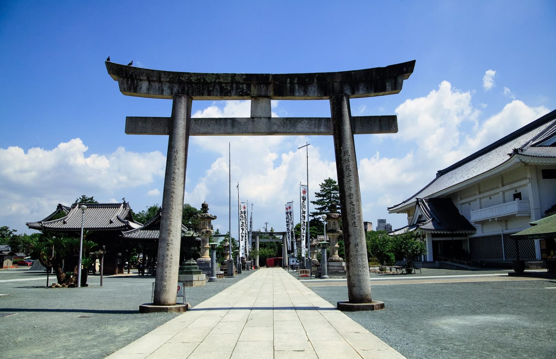 Torii Gate at Toyokawa Inari Temple