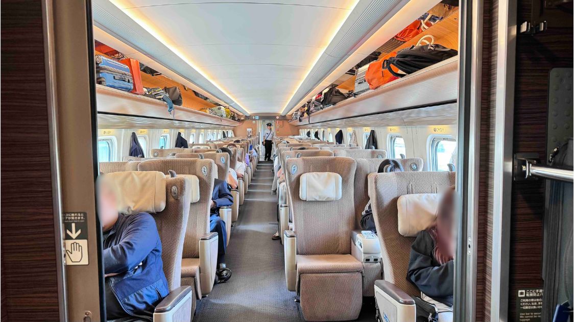 Shinkansen Green Car Seats