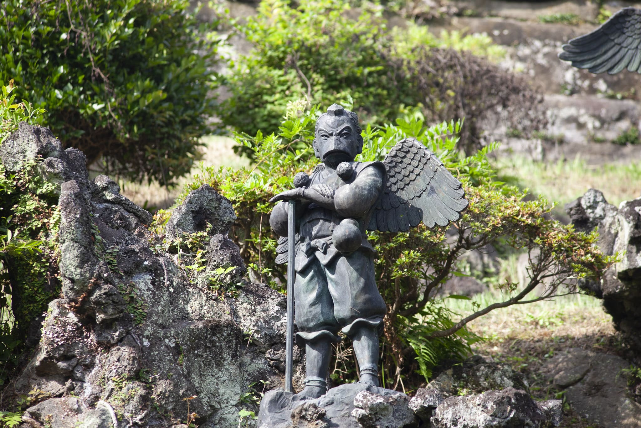 Karasu Tengu guardians at Hansobo