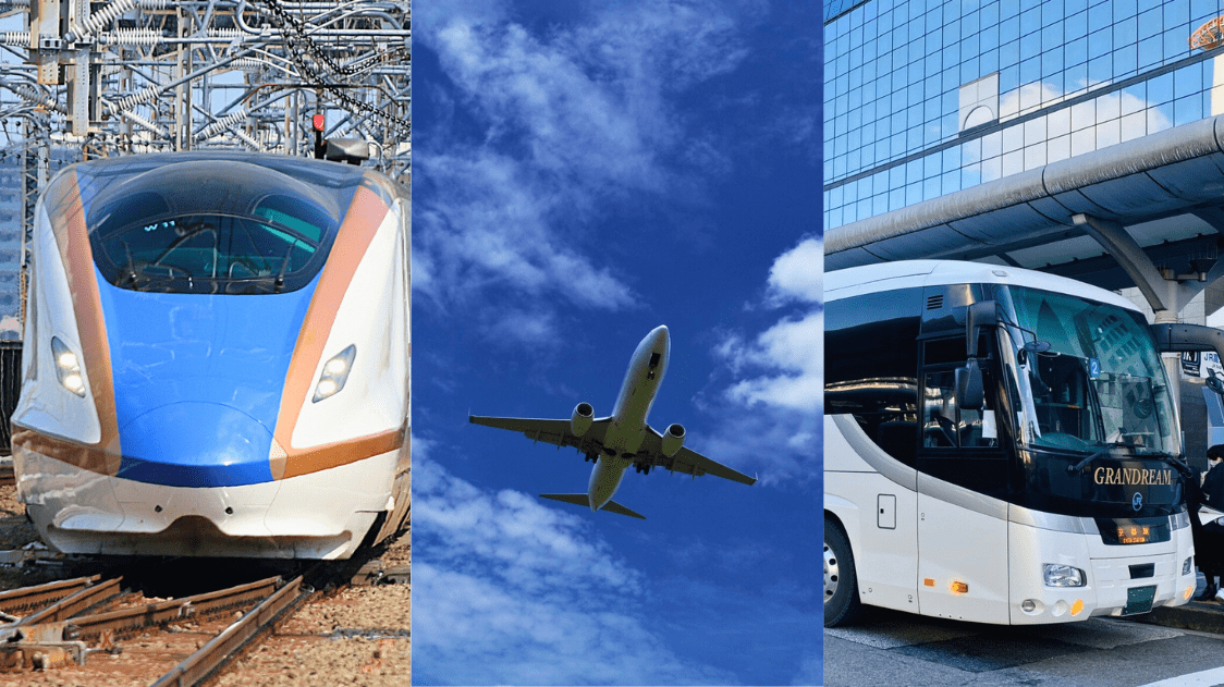 Means of transportation to Kanazawa