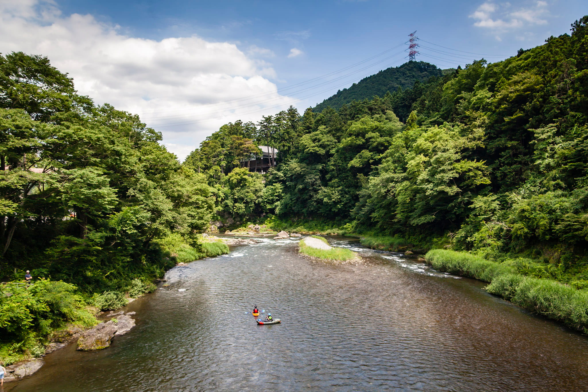 Tama River in Okutama