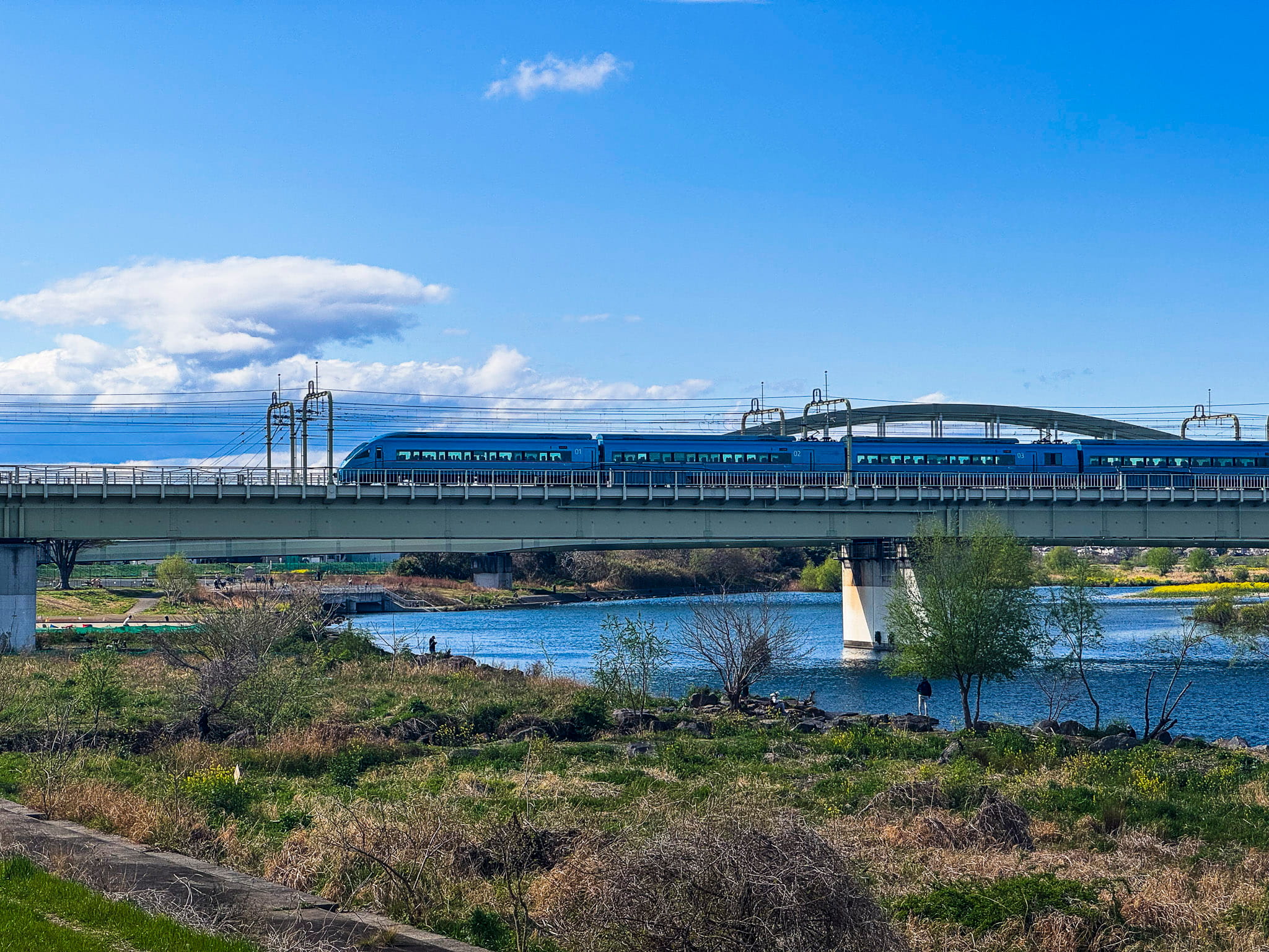 Tama river near Nikaryo canal