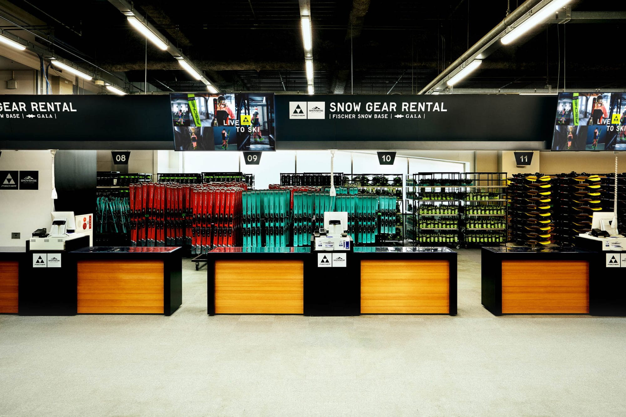 Gala Yuzawa rental counters