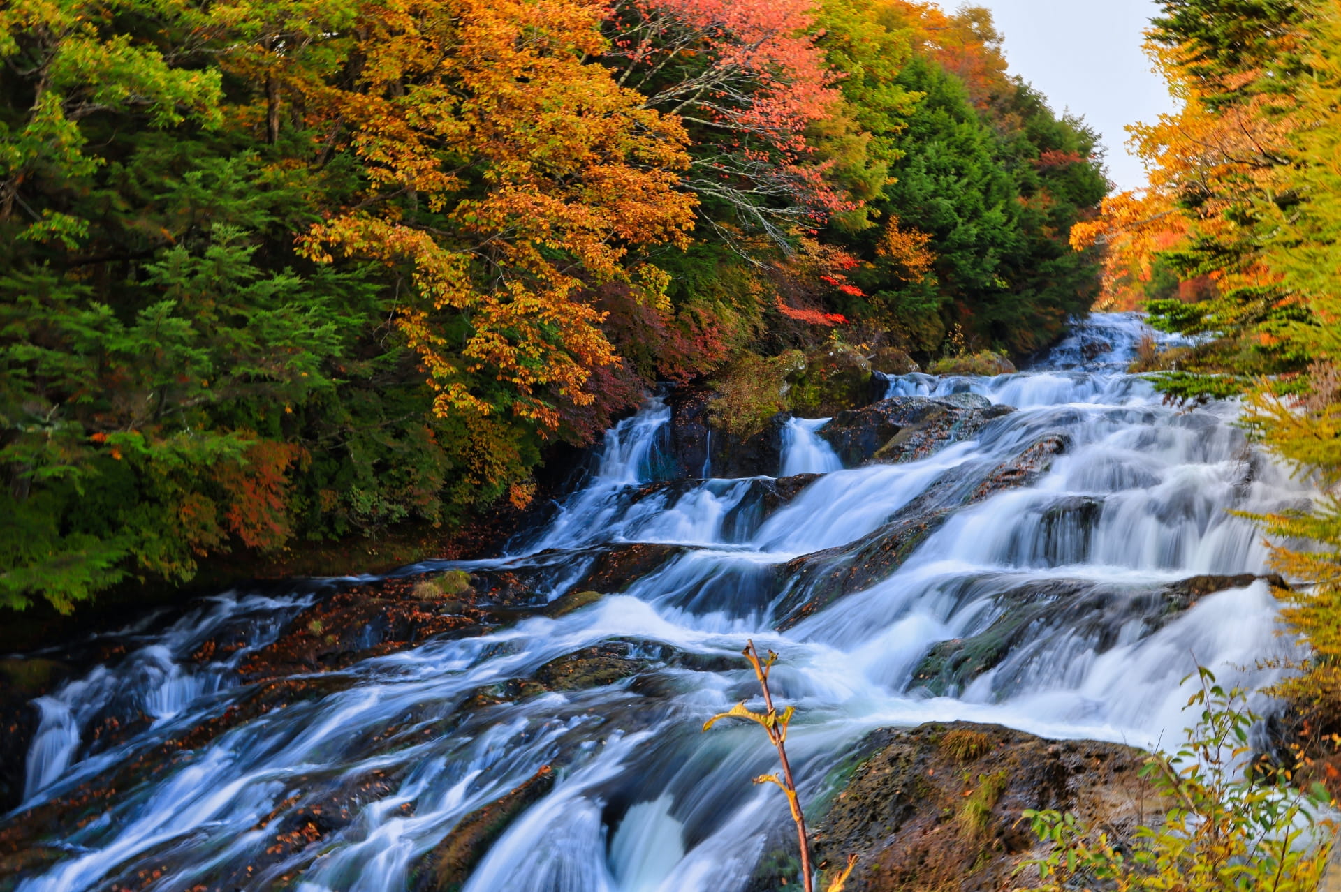 Ryuzu Falls in Nikko