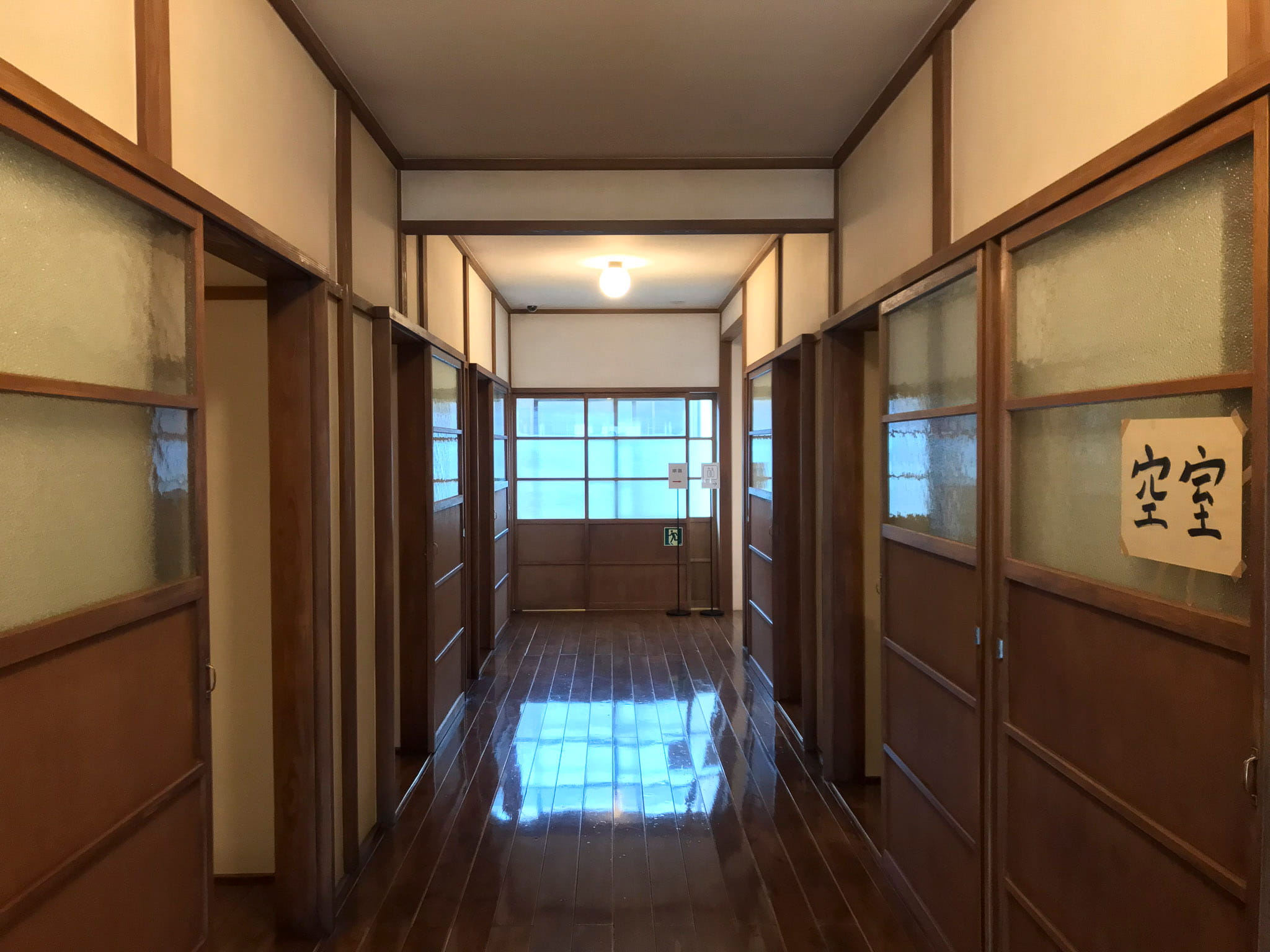 Tokiwaso 2nd floor corridor