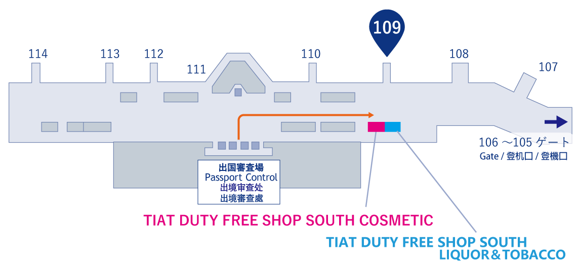 ANA duty-free shops at the airport