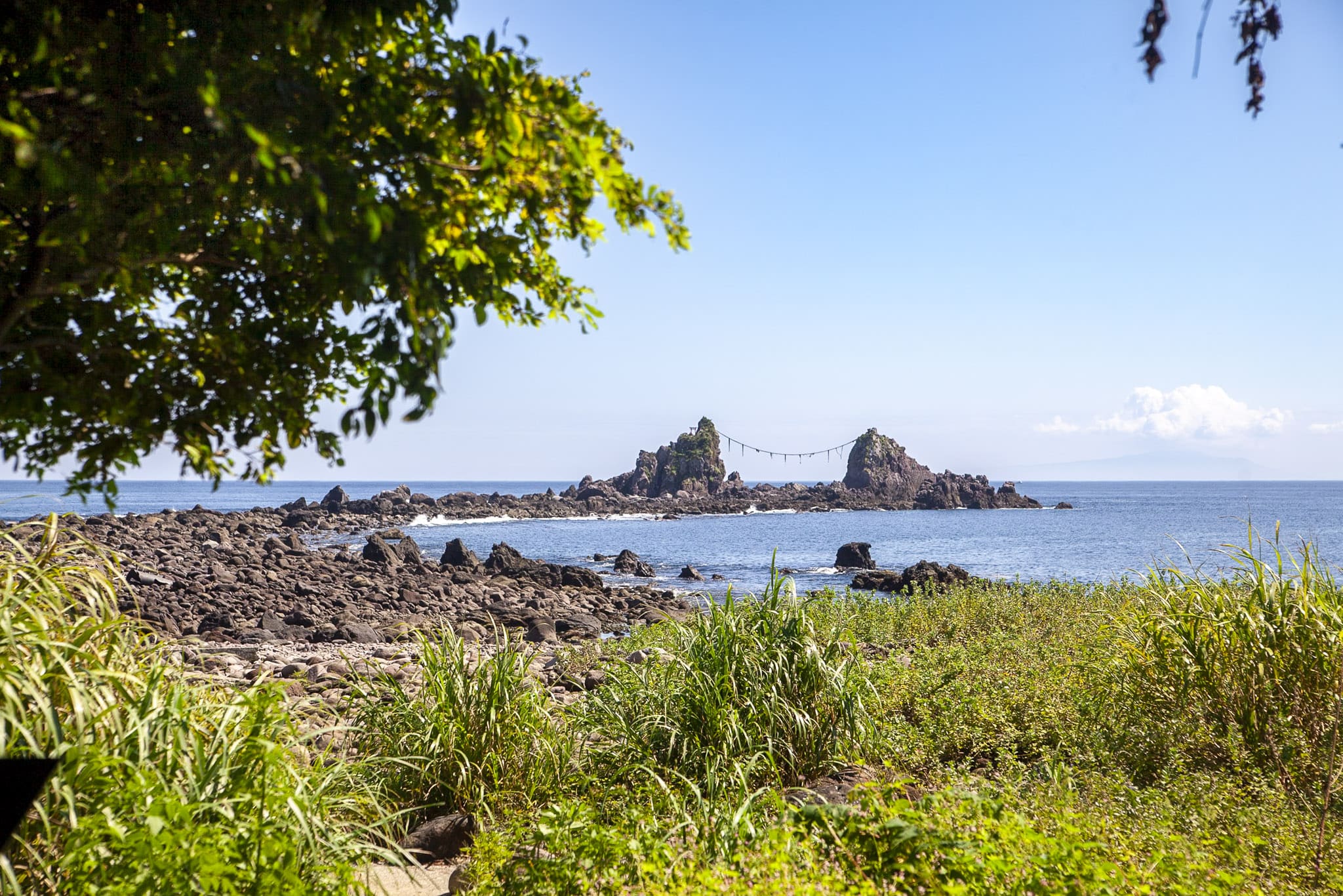 Mitsuishi Rocks at Cape Manazuru