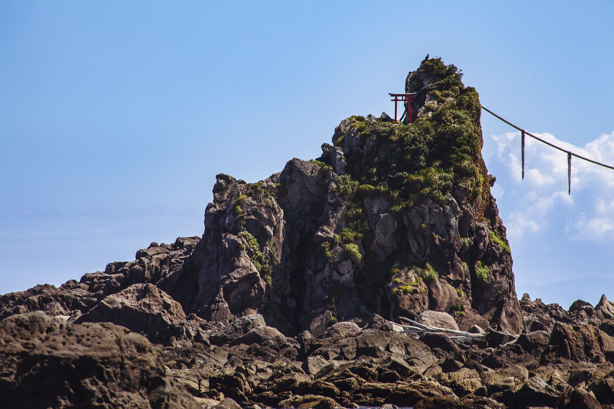 Mitsuishi Rocks at Cape Manazuru