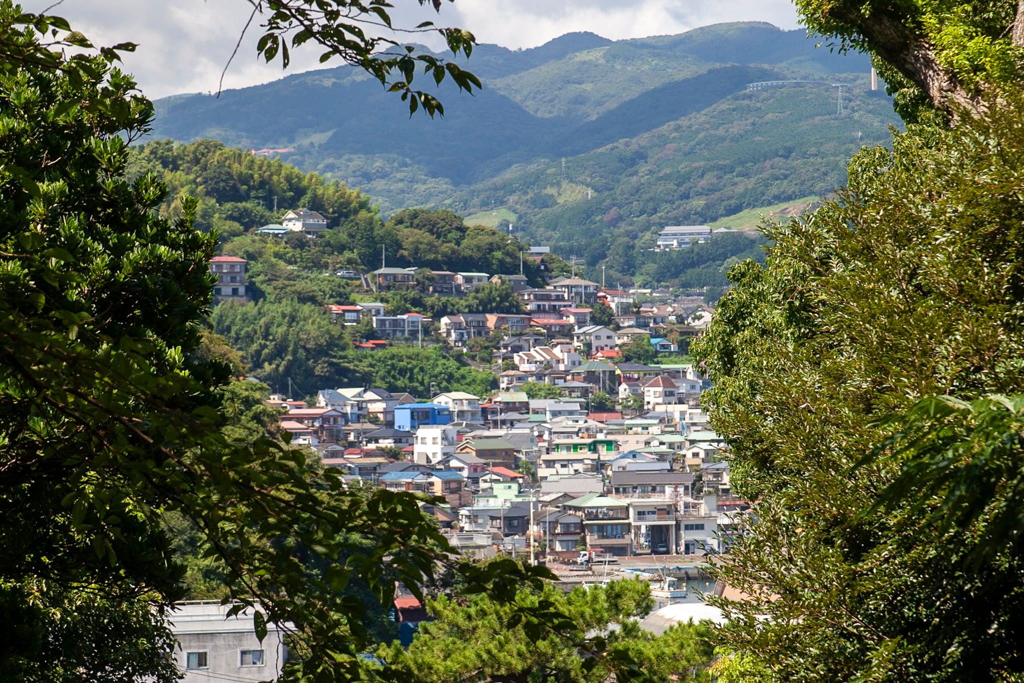 Manazuru Town view from Kibune Shrine
