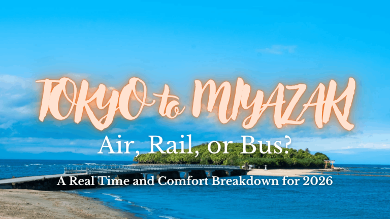 Tokyo to Miyazaki: Air, Rail or Bus? A Real Time and Comfort Breakdown for 2026