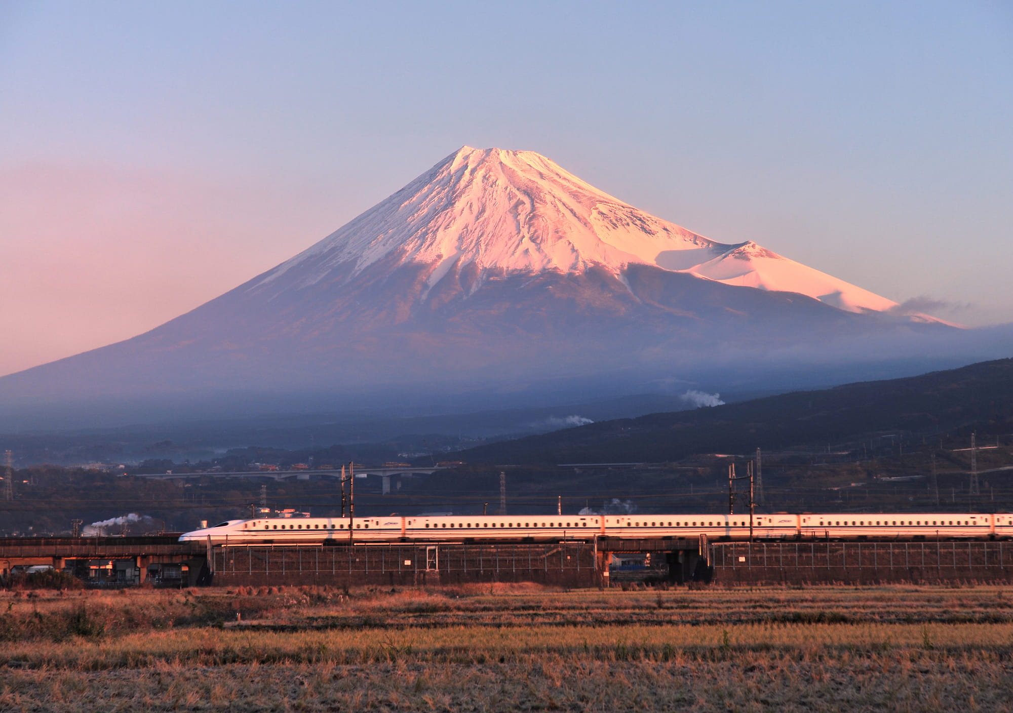 Shinkansen and Mt. Fuji