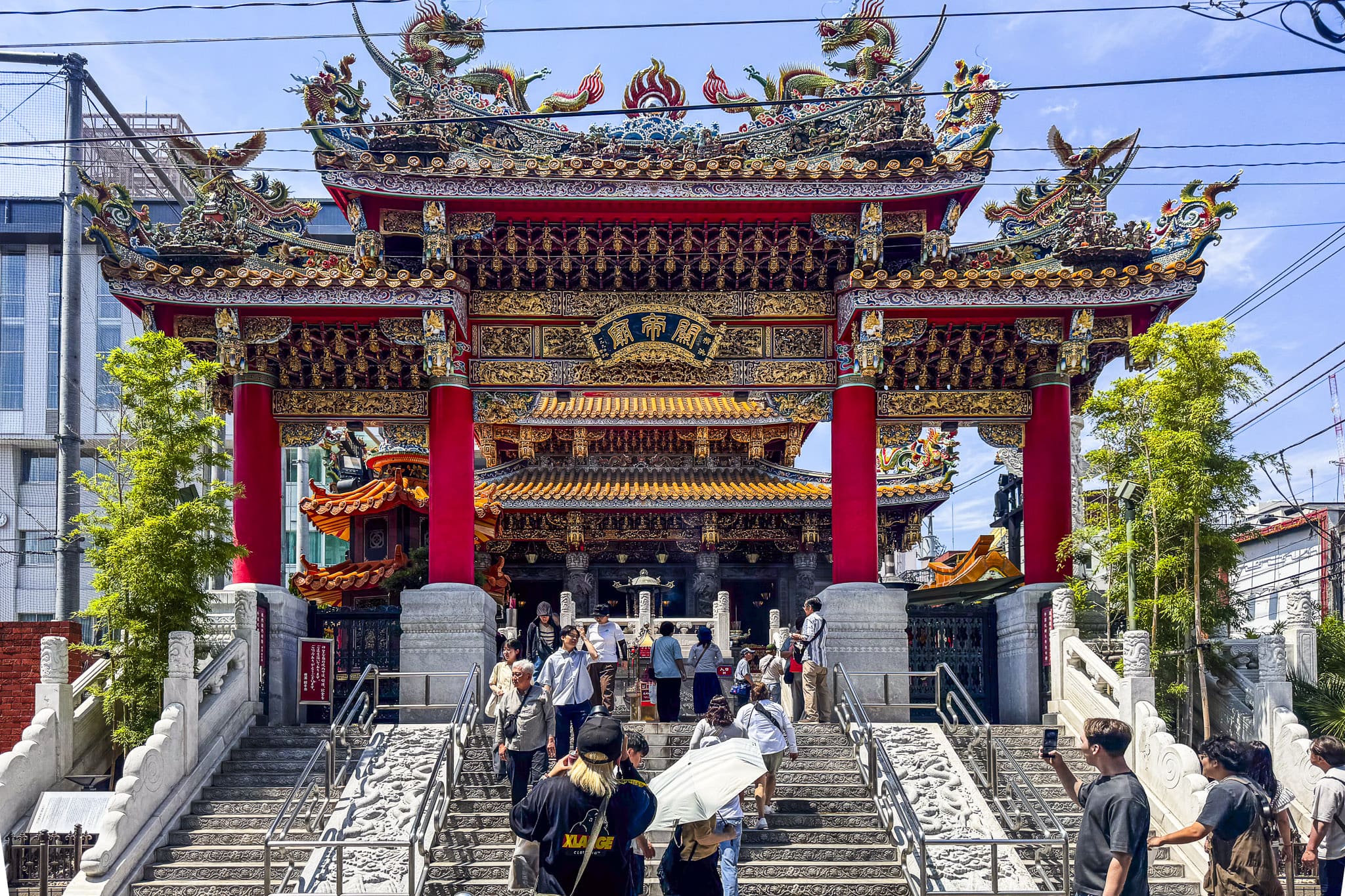 Kanteibyo temple (Yokohama Kuan Ti Miao) in Yokohama Chinatown