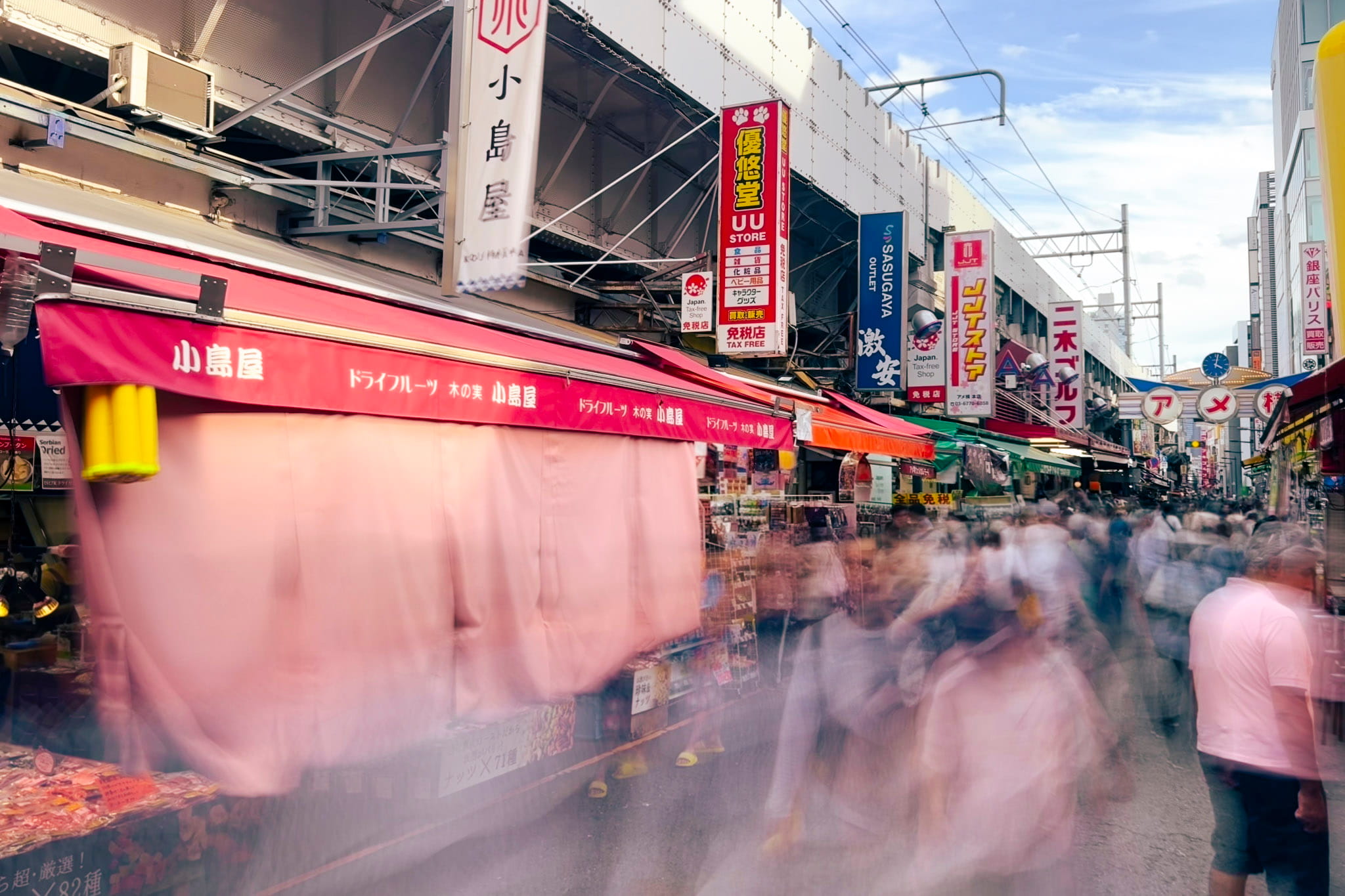 Crowds in Ameyoko