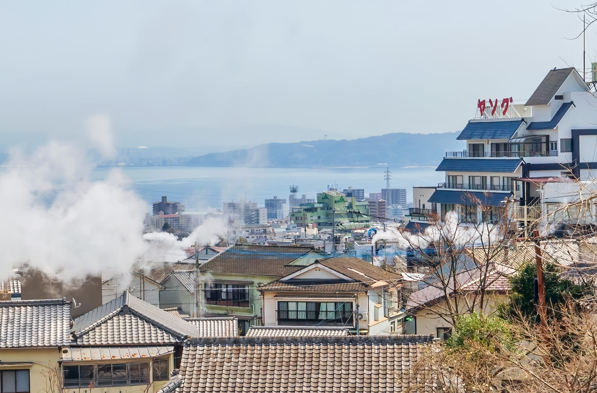 Beppu town view