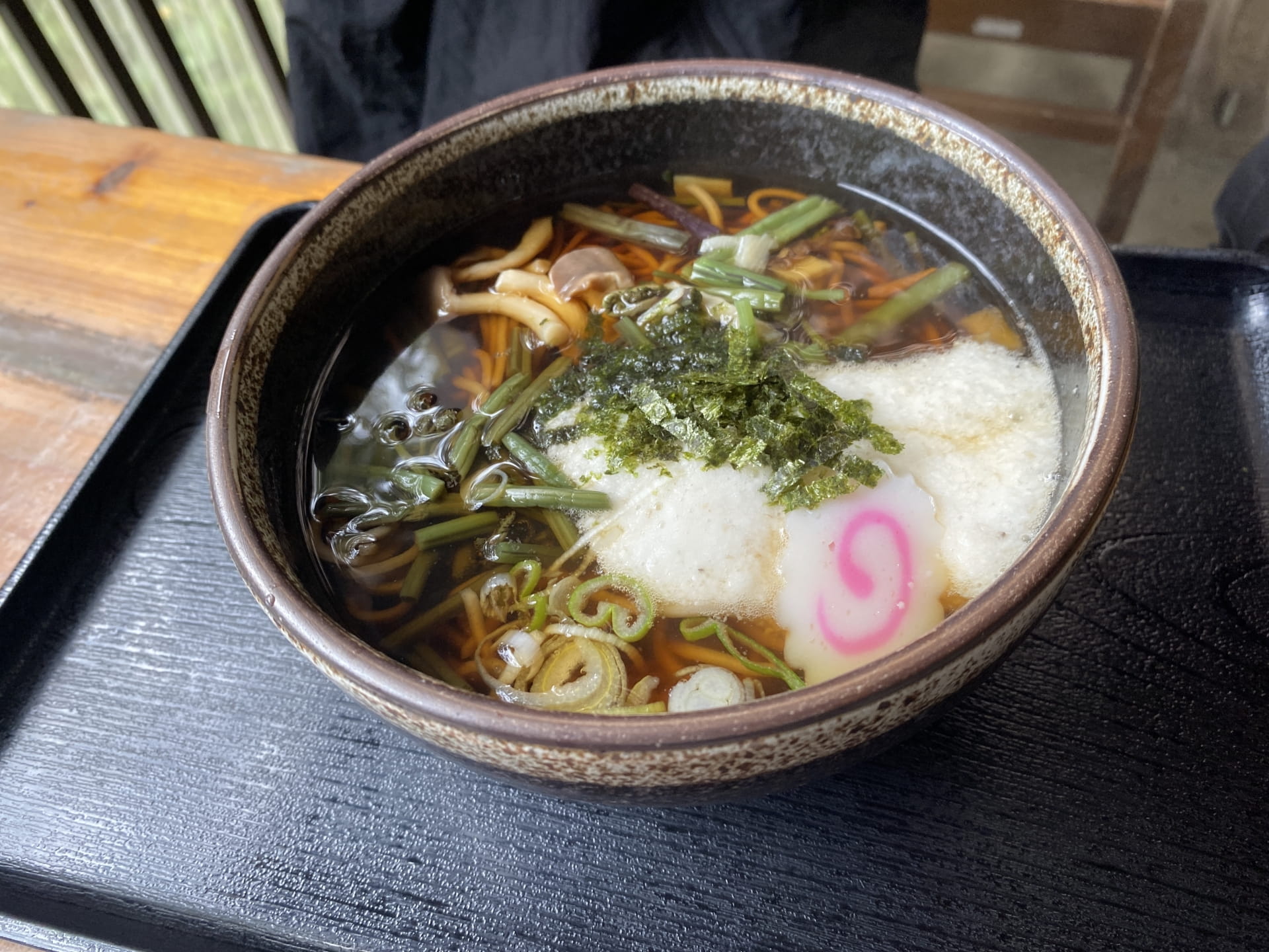 Tororo Soba at Yamabiko Chaya at the summit of Mount Takao