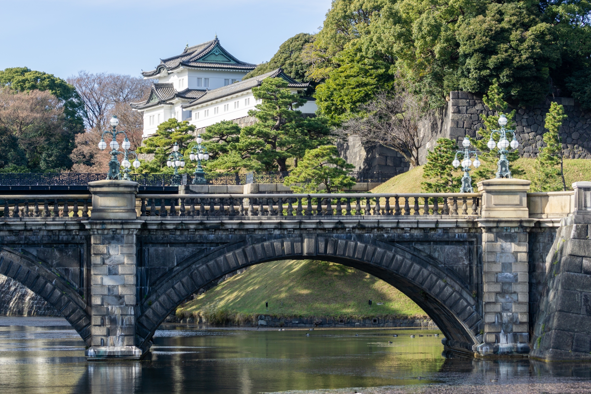 Stone bridge at Tokyo Imperial Palace