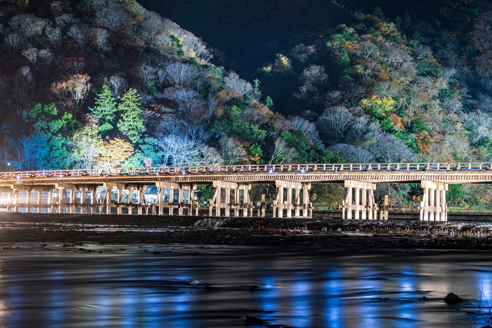 京都嵐山花燈路燈會