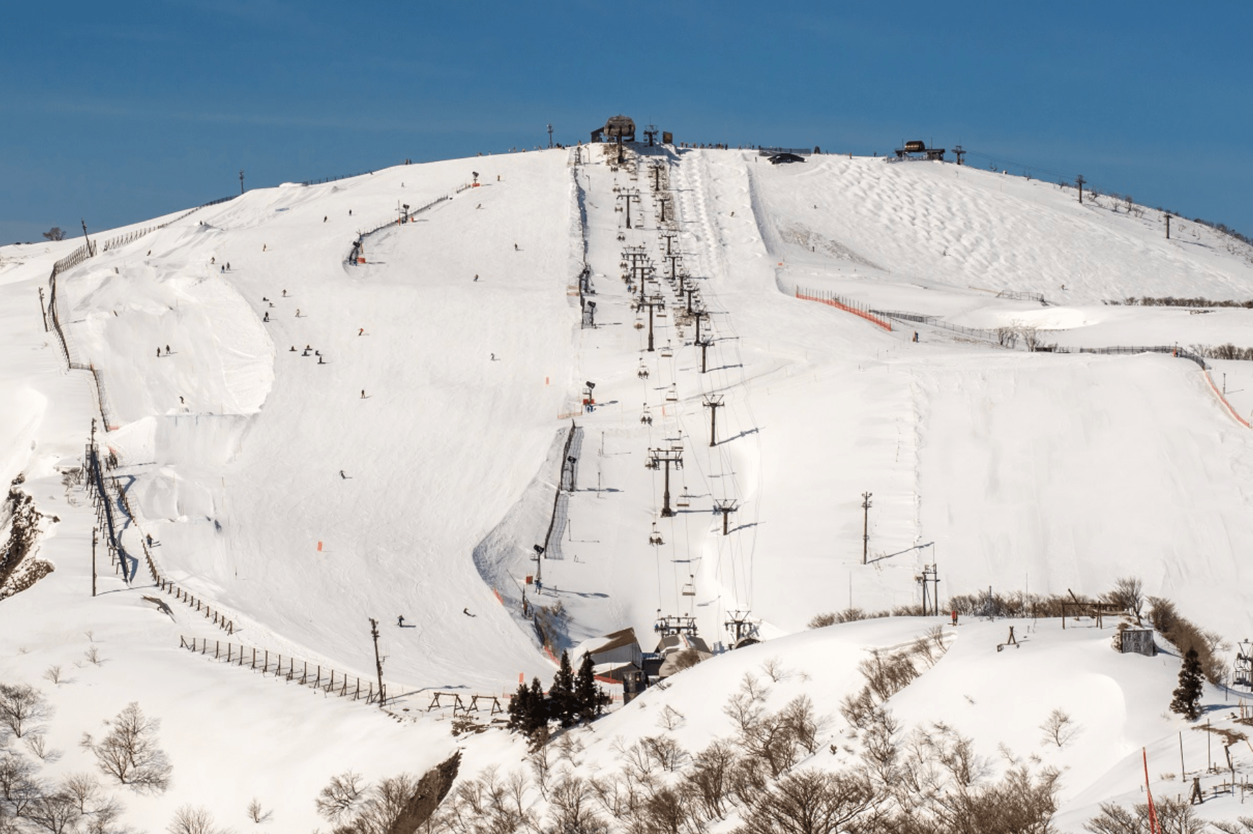 Ski slopes at Biwako Valley Ski Resort