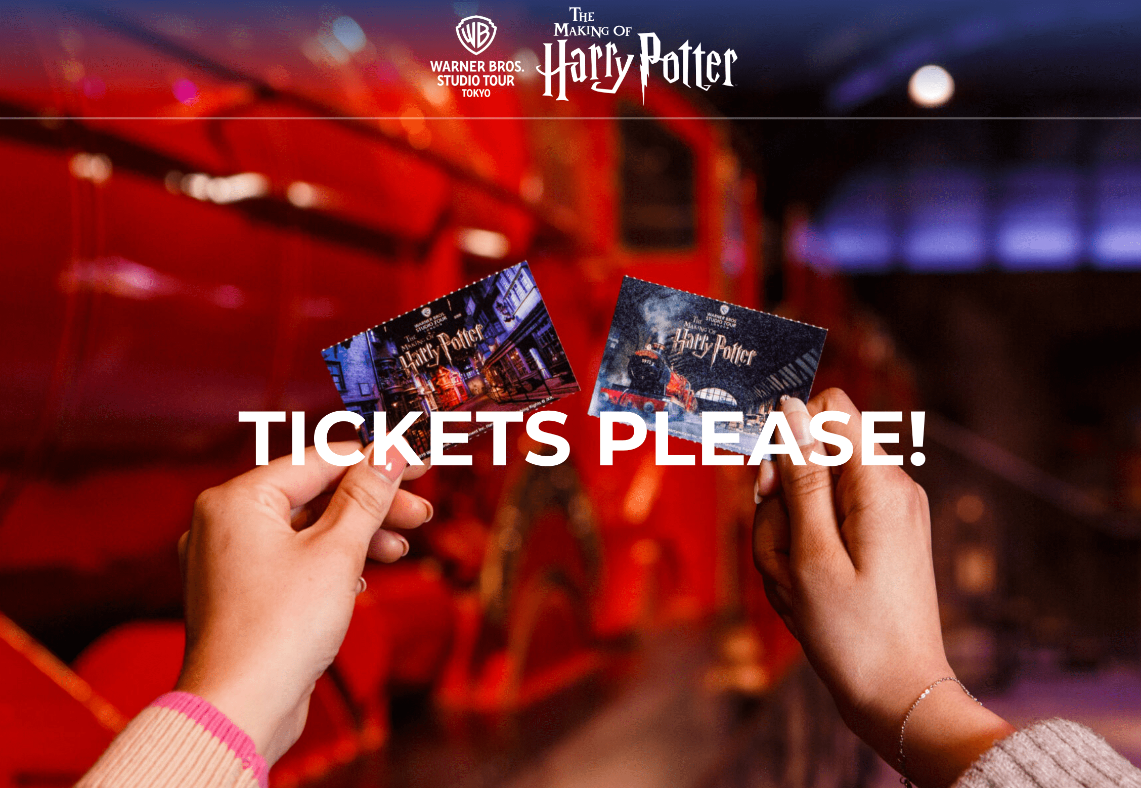 Harry Potter Studio Tour Tokyo Tickets