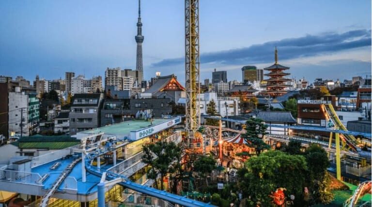 淺草花屋敷：位於淺草的遊樂園