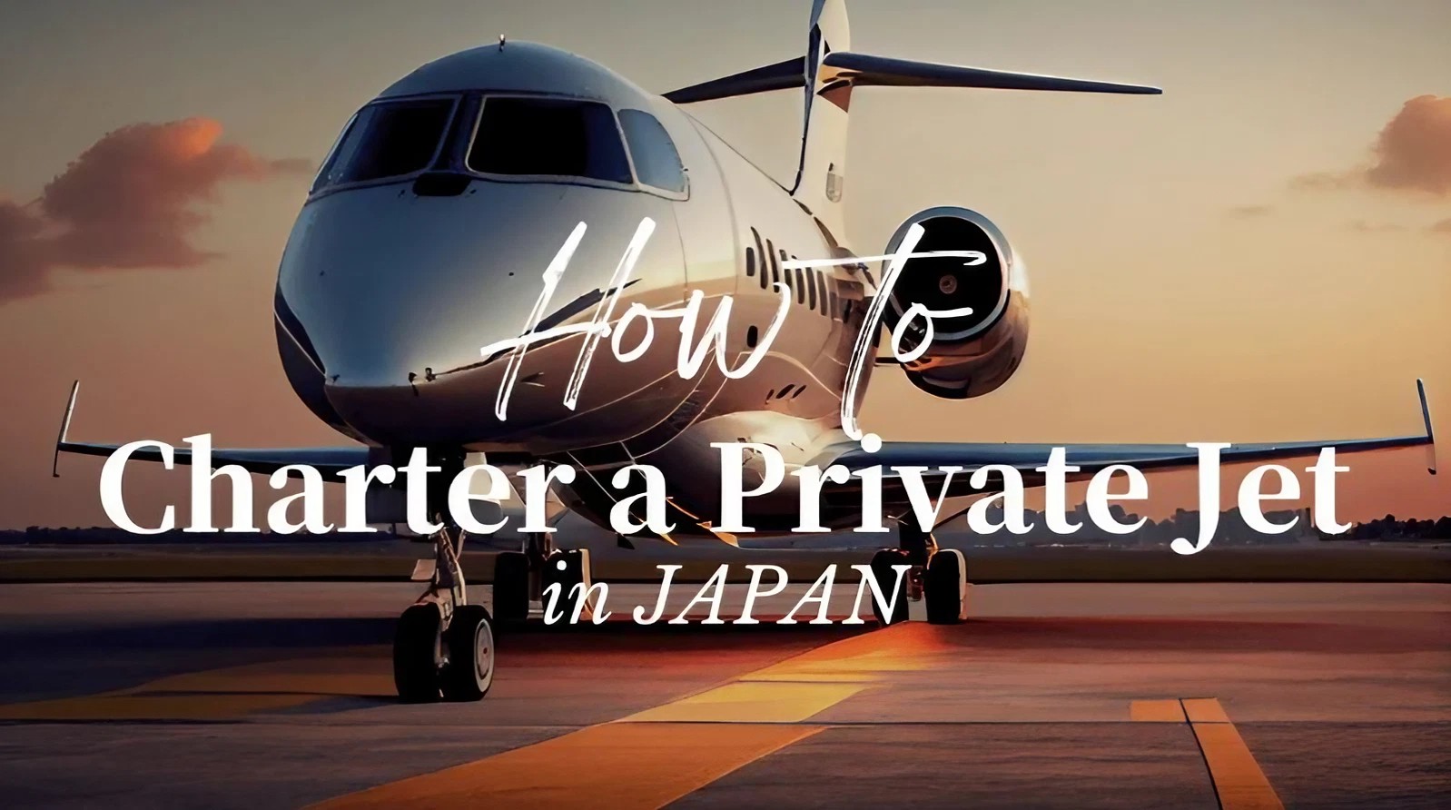 如何在日本包租私人飛機