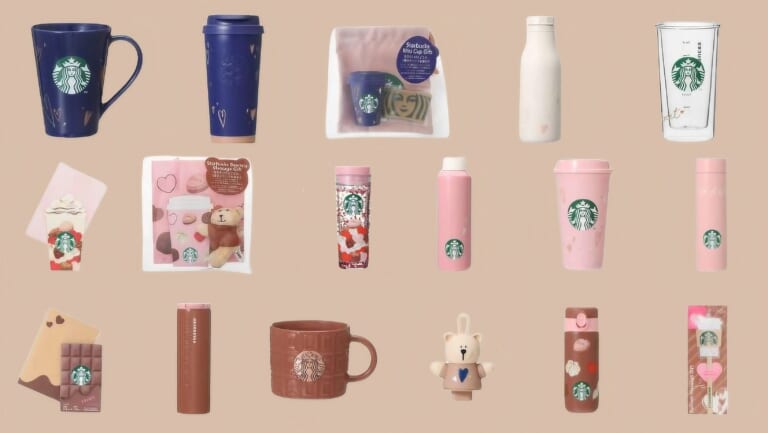 星巴克2024年情人節商品與飲品