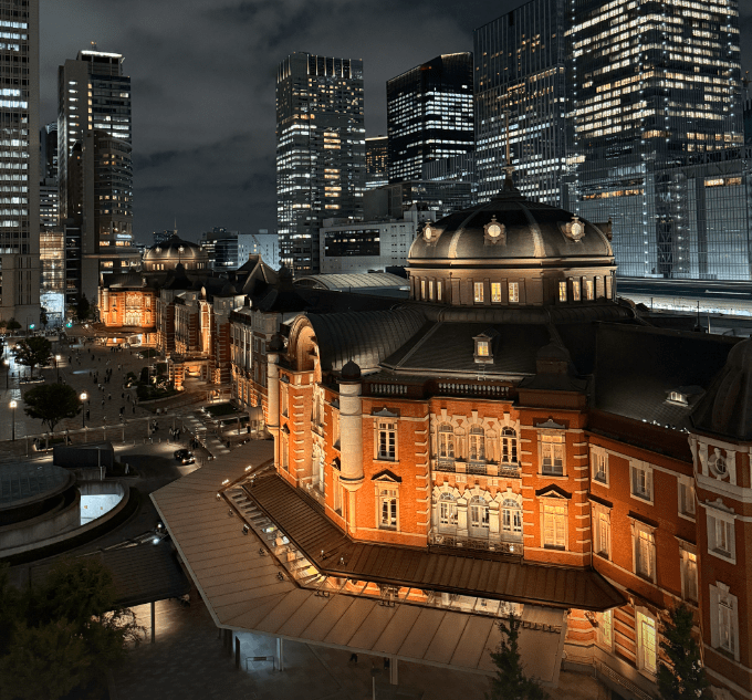 東京車站夜景